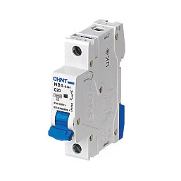 MCB 1 pole 20A type C 10kA