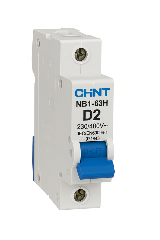 MCB 1 pole 2A type D 10kA