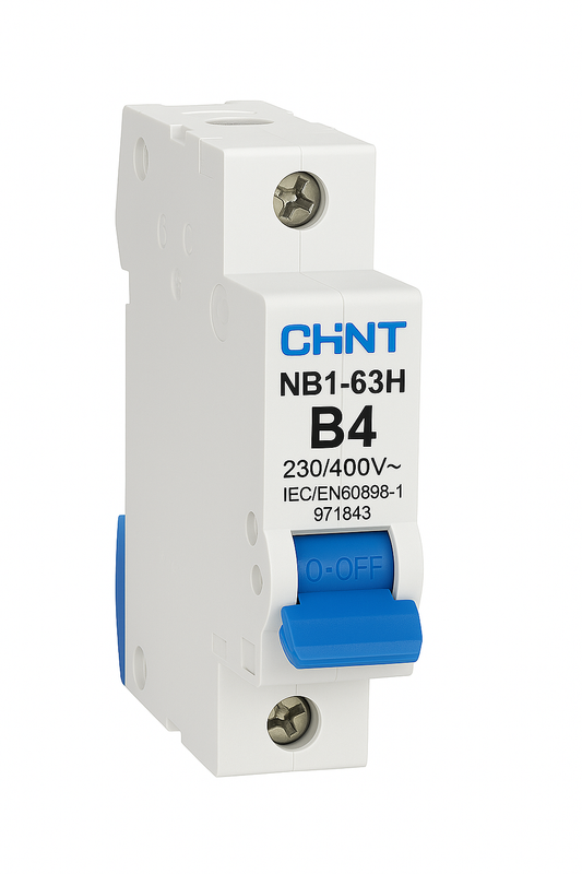 MCB 1 pole 4A type B 10kA