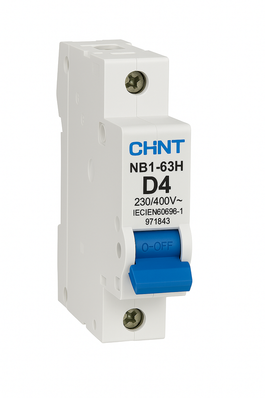 MCB 1 pole 4A type D 10kA
