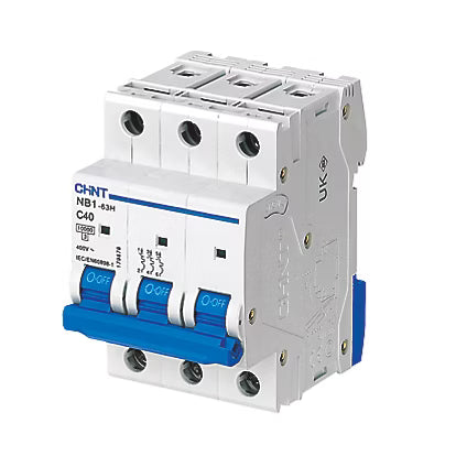 MCB 3 pole 40A type C 10kA