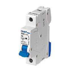 MCB 1 pole 6A type C 10kA