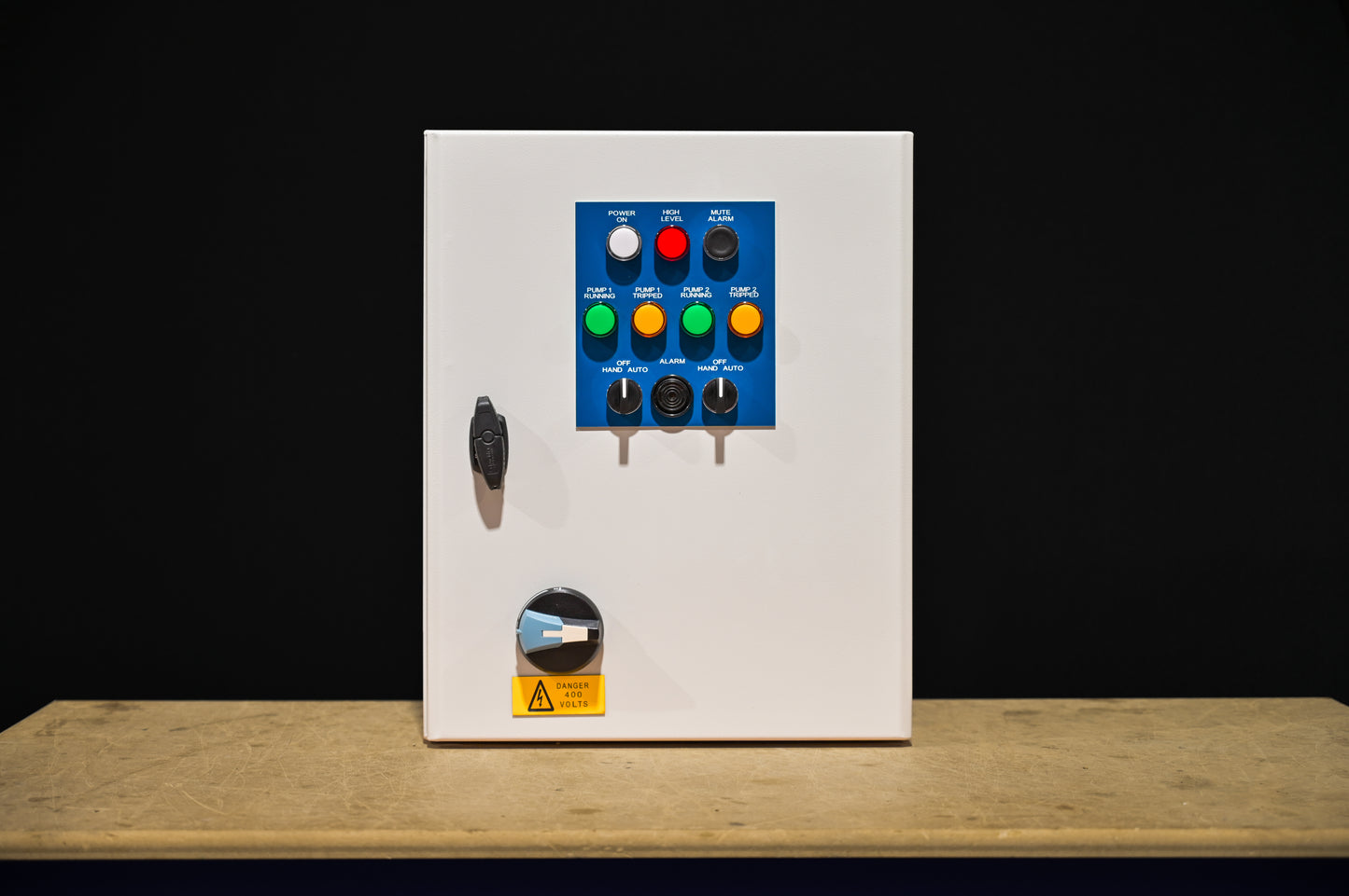 Dual pump control panel 400V 2.5-4A w/ VFC's