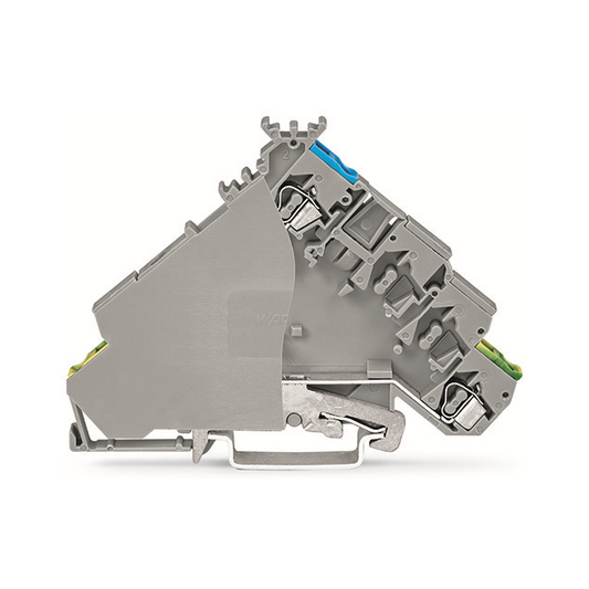 3-Conductor Sensor Terminal Block, Gray (Wago)