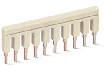 Terminal 2.5mm 10-way jumper bar (Wago) /25 per box