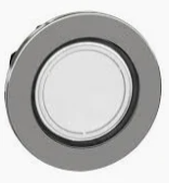 Transparent boot for circular flush push button
