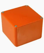 ABS enclosure 55x55x42mm orange