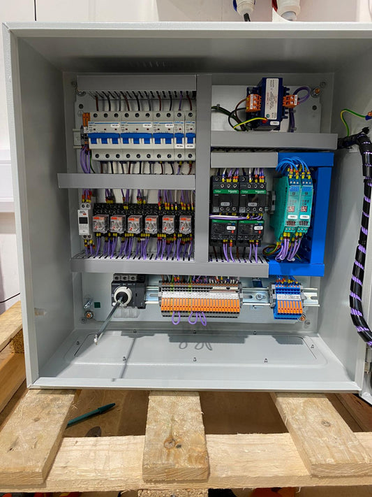Dual pump control panel 230V 2.5-4A, w/ IS barriers & VFC's / No extras