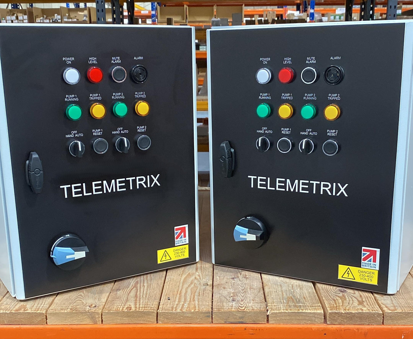 Telemetrix dual pump control panel 1.6 - 2.5A