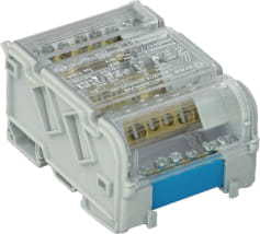 Distribution block 4-pole 6-way 125A