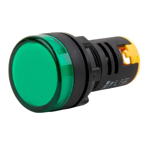 Green LED lamp 22mm 24V AC/DC