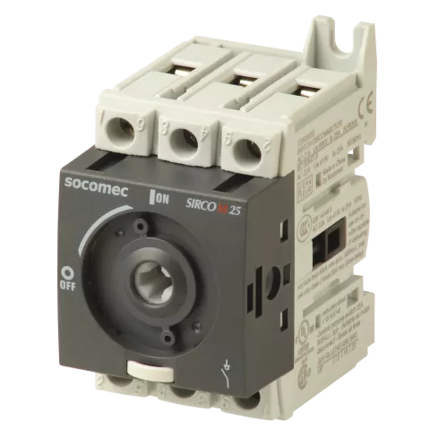 Socomec 3 pole isolator 25A