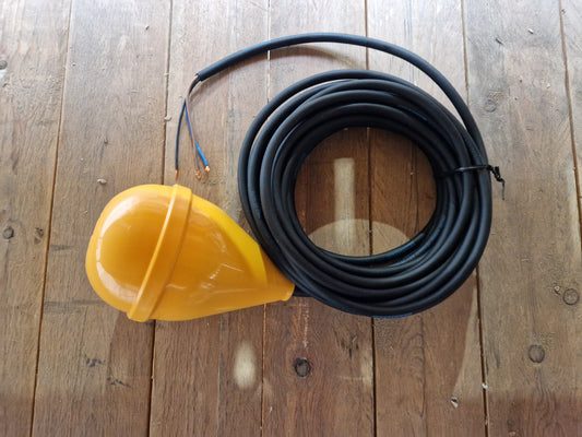 Pear shaped float switch 10m cable