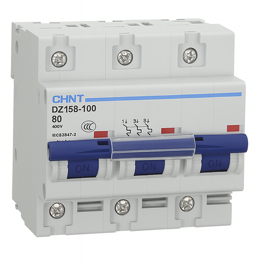 MCB 3 pole 80A type D 10kA