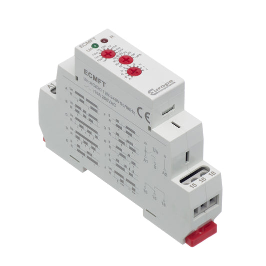 Multi function timer, 2-pole cyclical 12-240V AC/DC