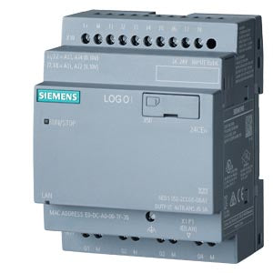 Siemens LOGO! 8 logic module without display 12 inputs transistor outputs 24V DC