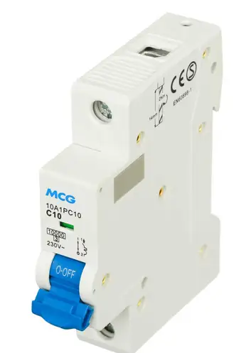 MCB 1 pole 1A type C 10kA