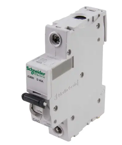 MCB 1 pole 40A type D 10kA
