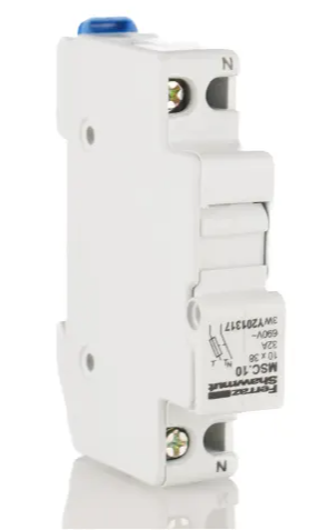 1-pole modular fuse holder 10x38