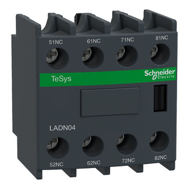 Schneider auxiliary Front contacts 0NO & 4NC