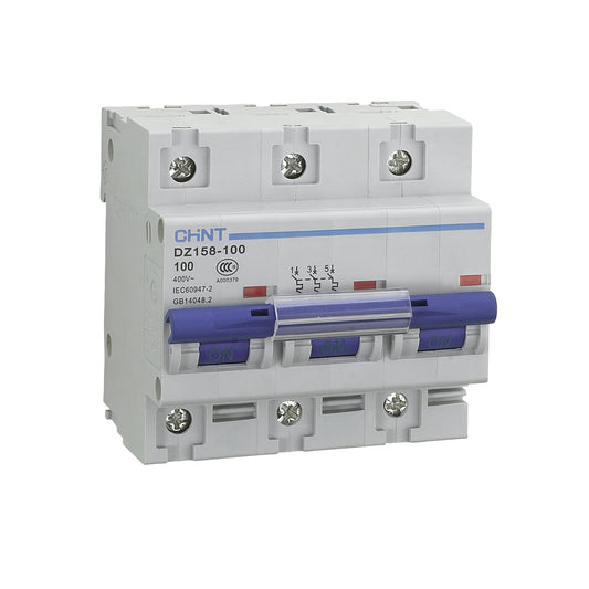 MCB 3 pole 125A type C 10kA