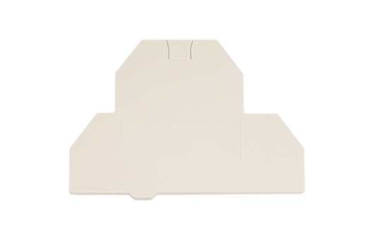 Terminal End plate grey 2.5 + 4mm 2+2W