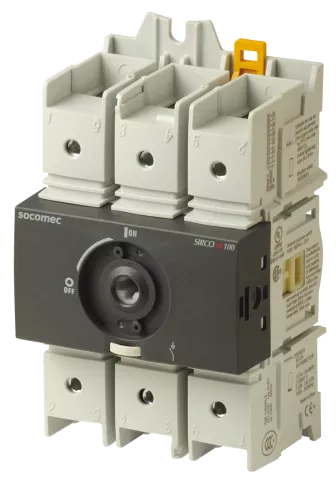Socomec 3 pole isolator 100A